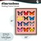 Stupell Industries Butterfly Species on Pink Floating Frame, design by LISH Creative
